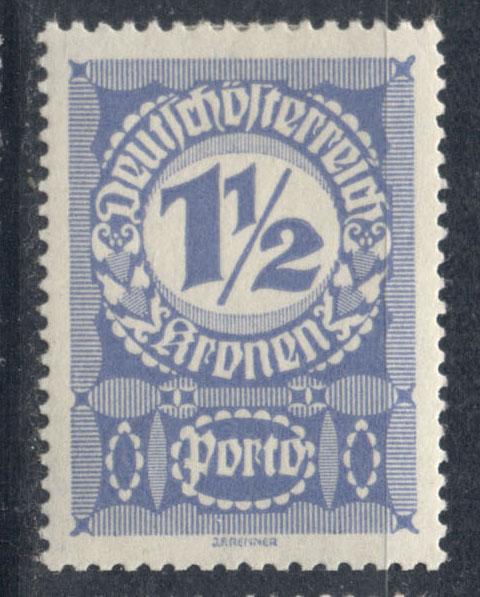 Австрия 1920 г. стандарт служебная   негашеная*