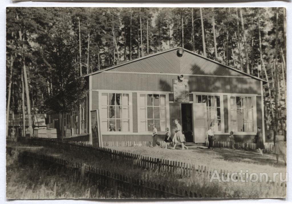 Тамбов 1964 пригородный лес пионерский лагерь Чайка столовая