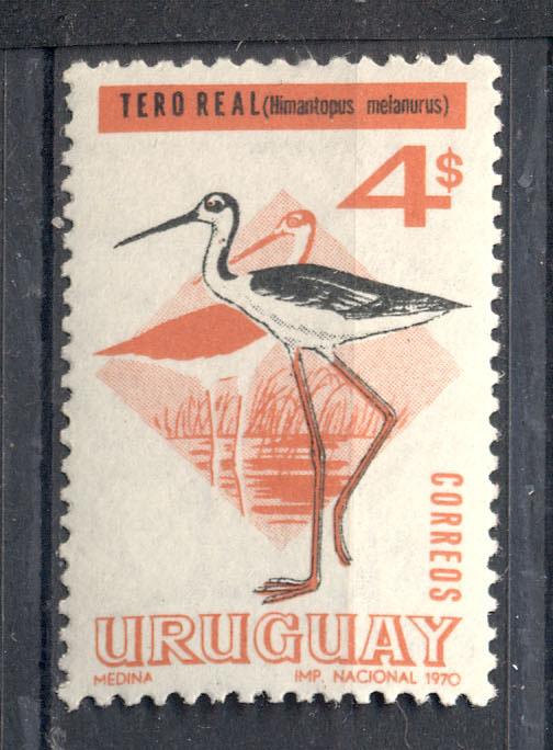Уругвай 1970 г. стандарт птицы негашеная* *