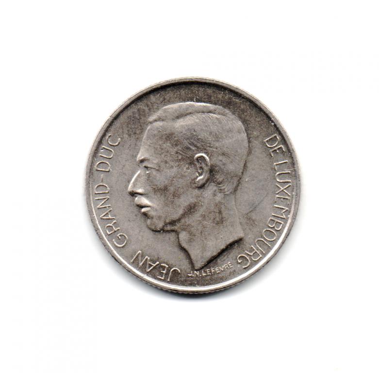 ЛЮКСЕМБУРГ 5 ФРАНКОВ 1971г.  ОТЛИЧНОЕ СОСТОЯНИЕ! ОРИГИНАЛ.