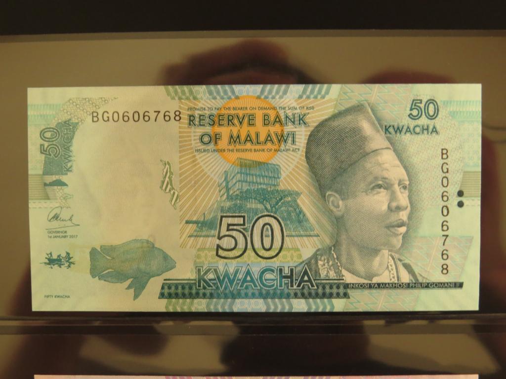 Малави - 50 Квача 2017 г. - UNC - Пресс!
