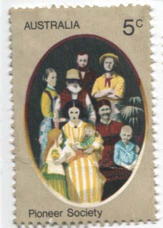 1972 Австралия.Семья австралийского пионера.гаш