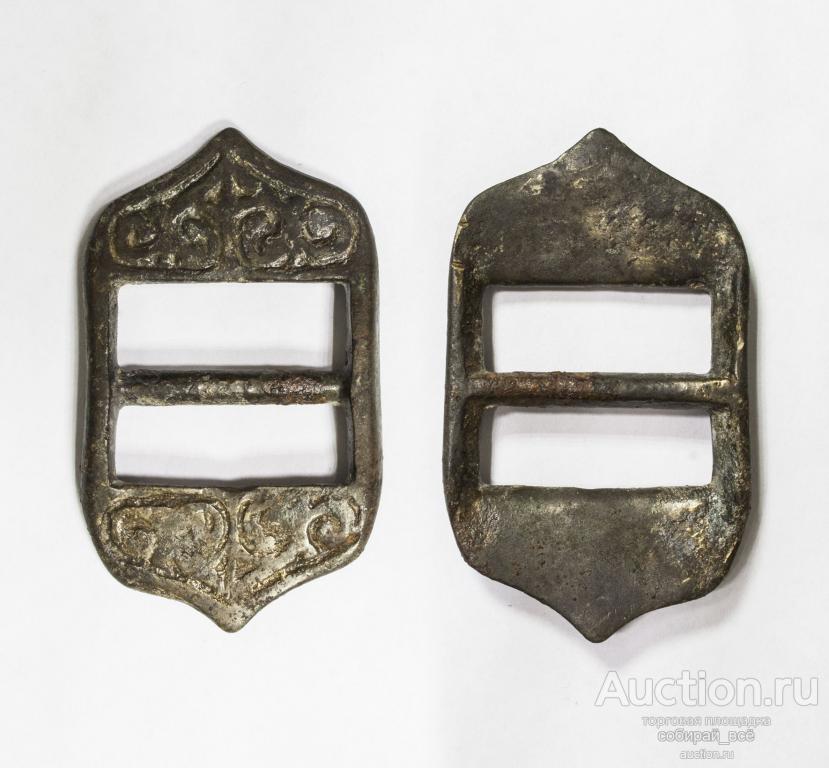 Пряжка старинная, размер 63х36 мм