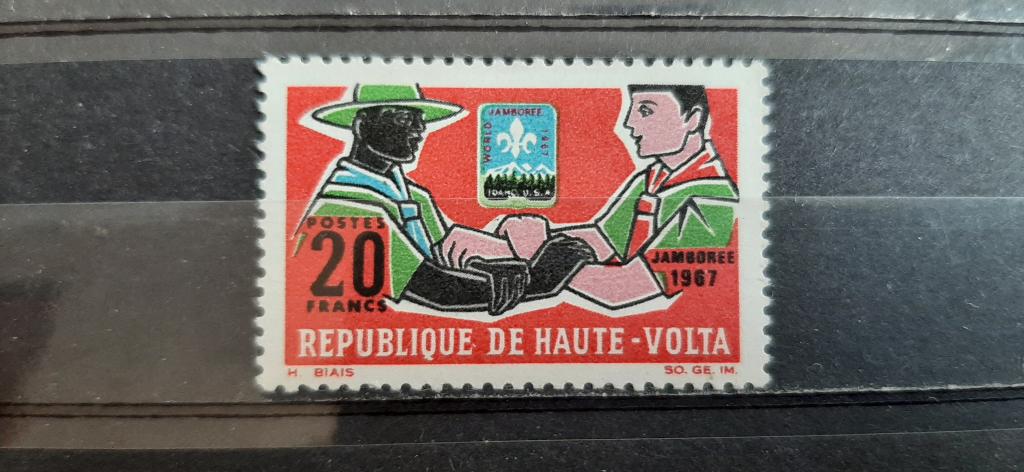 Верхняя Вольта всемирный слёт скаутов дети 1967 **