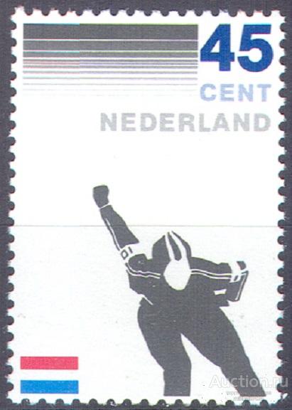 С7379 ✅ Зимний Спорт Спортивные клубы 1982 Нидерланды 1м п/с **