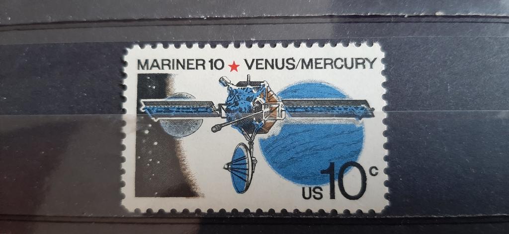 США Космическая станция Маринер 10 космос спутник Венера Меркурий 1975 **
