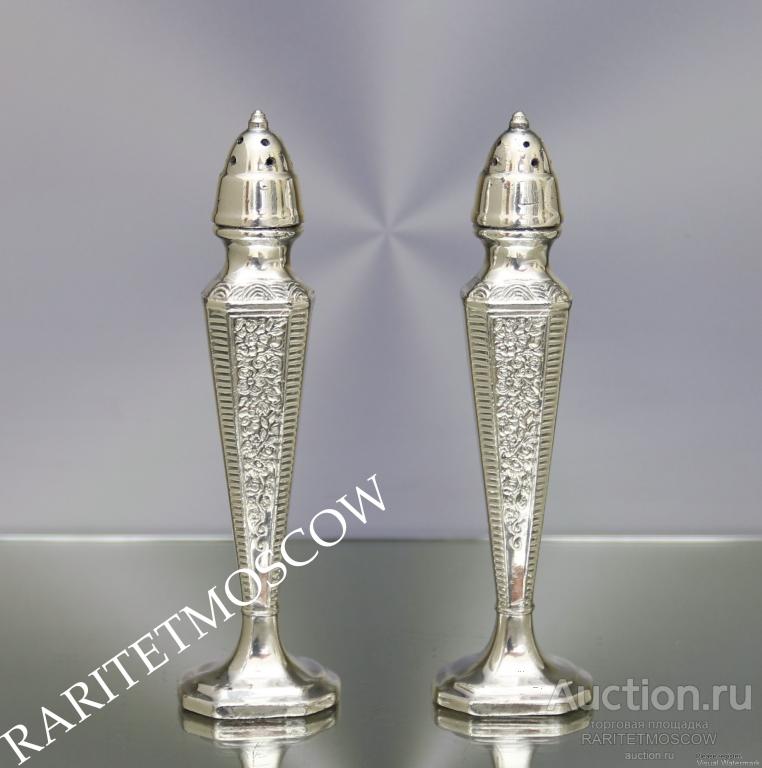 Специи набор солонка перечница серебрение VIKING 7