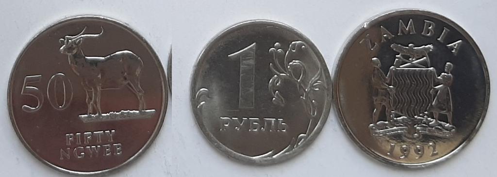 Замбия. Антилопа - 50 нгве, никель, 1997