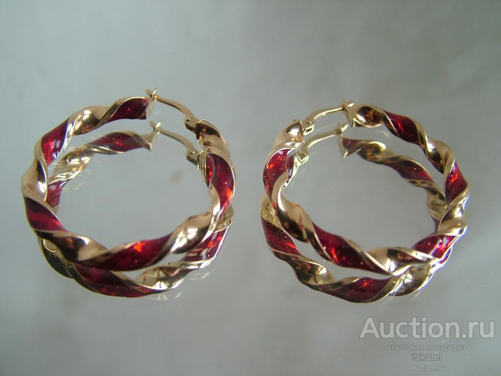 серьги золото 585 4.02г Новые