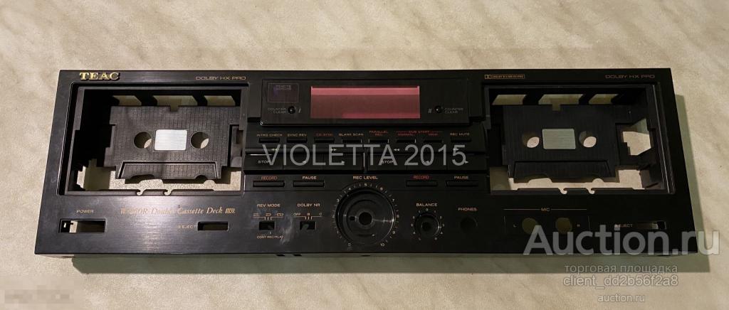 Передняя панель от кассетной деки TEAC W850R 