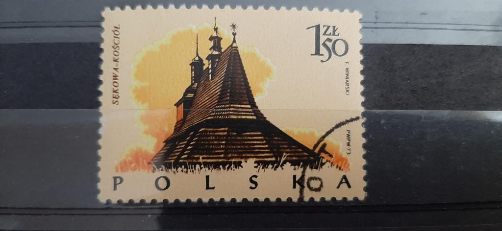Польша архитектура храм церковь собор религия 1973 гашёная