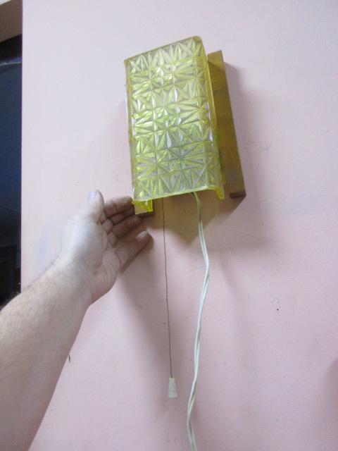 СВЕТИЛЬНИК НОЧНИК НАСТЕННЫЙ. СССР. РАБОЧИЙ