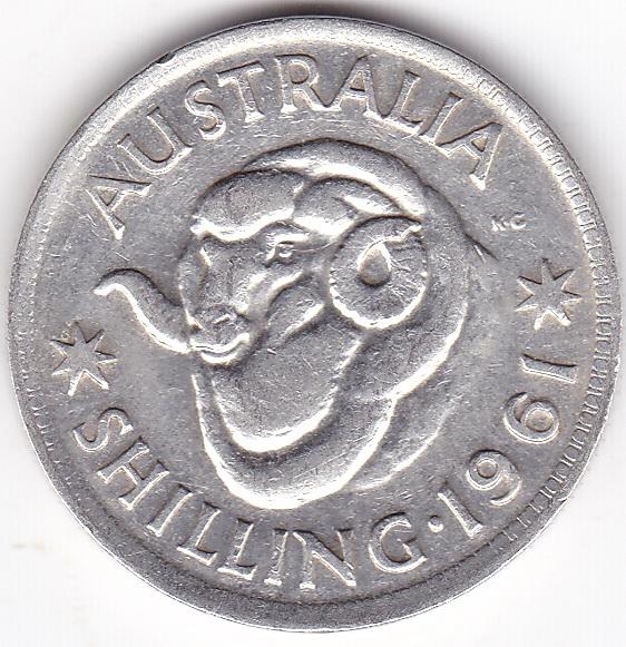 Австралия 1 шиллинг 1961