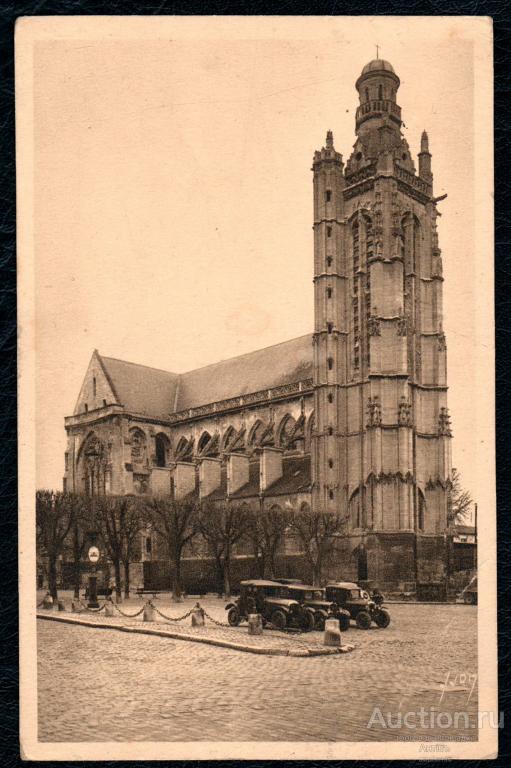 ФОТО открытка. Франция. Компьень. Церковь св. Жака. (Альбом №5)