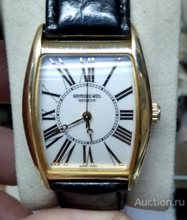 Часы Raymond Weil позолоченные оригинал