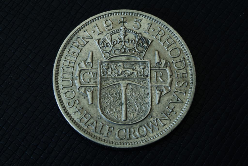 Южная Родезия  1/2 кроны 1951 КМ 24