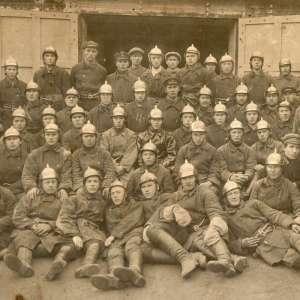 Большое коллективное фото советских пожарных (63664)