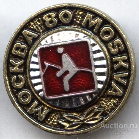 Значок Олимпиада 1980 Москва Пиктограмма Конный спорт