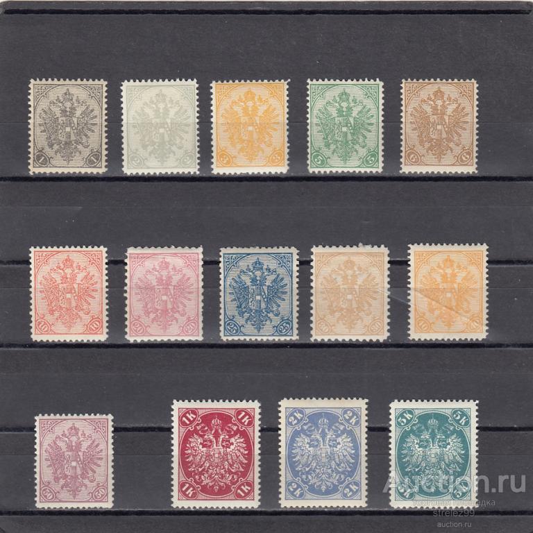 BOSNIA  БОСНИЯ И ГЕРЦЕГОВИНА   Стандарт Орлы  Серия  1900  Сост* Наклейки!! 550 Евро