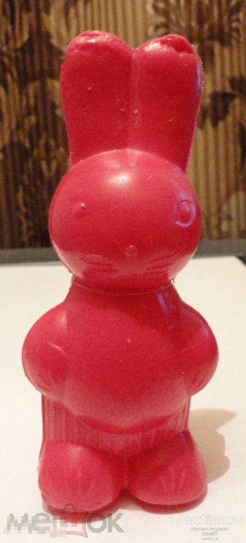 Игрушка СССР Заяц Пластмасса (К10) 