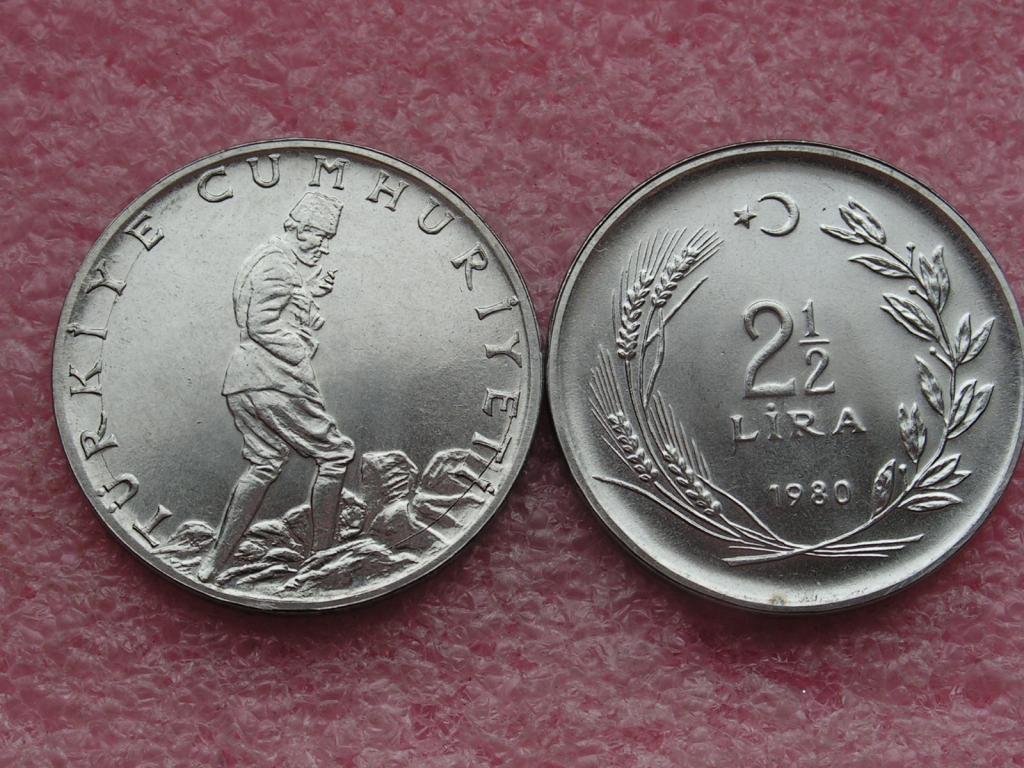 Турция 2 1/2 лиры 1980 unc / 2,5