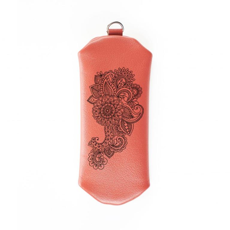 Ключница на молнии Жасмин , рыжая