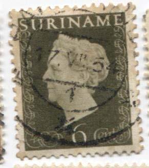 1948.Суринам.Королева 6с.гаш