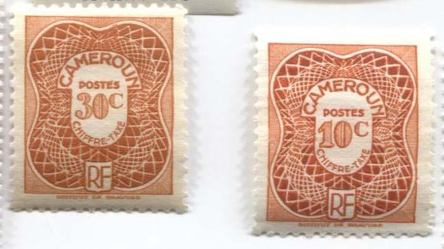 1947.Камерун.Порто марки.2м.*