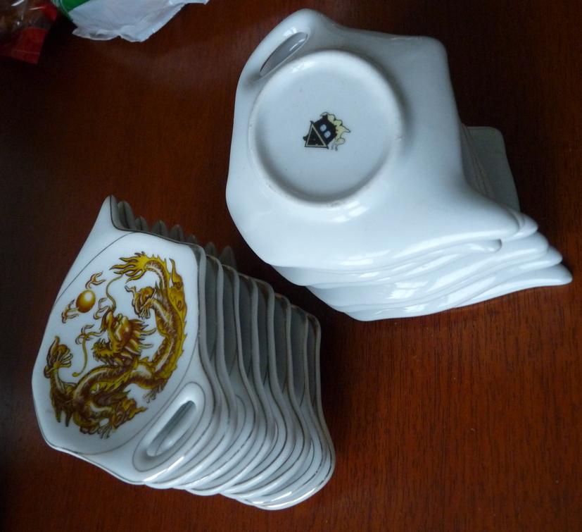 Подставка под чайные пакетики Китайский Дракон, Китай 16 штук