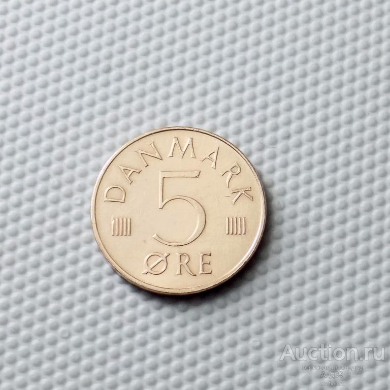 Дания 5 эре 1973 года (1417а)