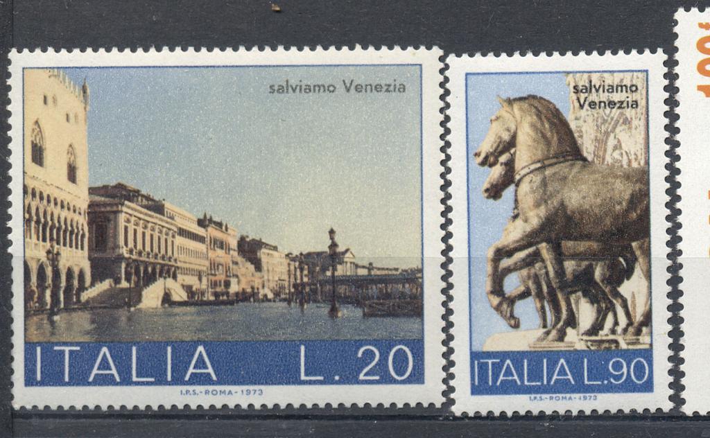 Италия 1973 г. Спасем Венецию  негашеная**