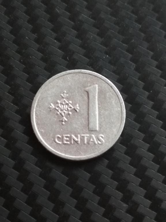 Литва 1 цент 1991 г.