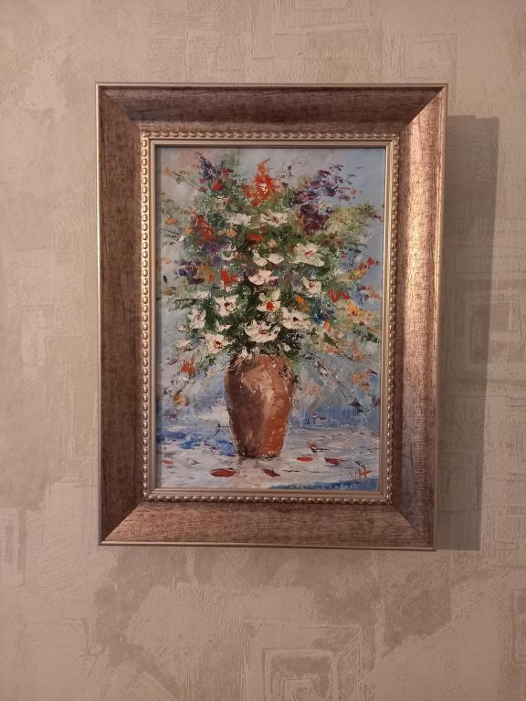 Картина "Полевые цветы", холст, масло, художник В.Хутько, 2014 год.