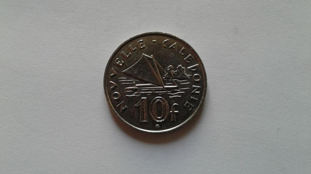 Новая Каледония. 10 франков 2007 г. №2