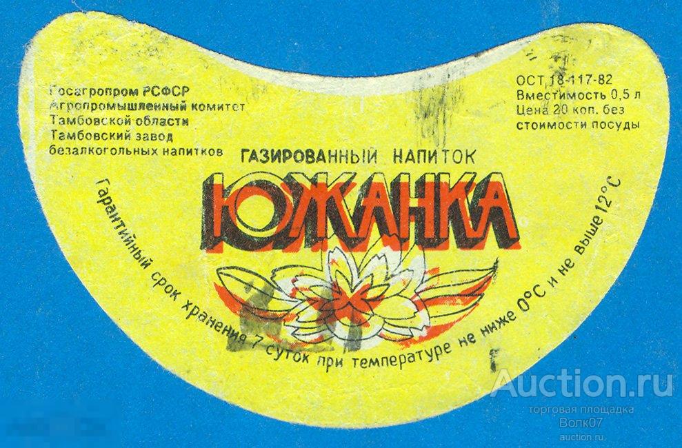 Газированный напиток Южанка Тамбов 0,5 л 