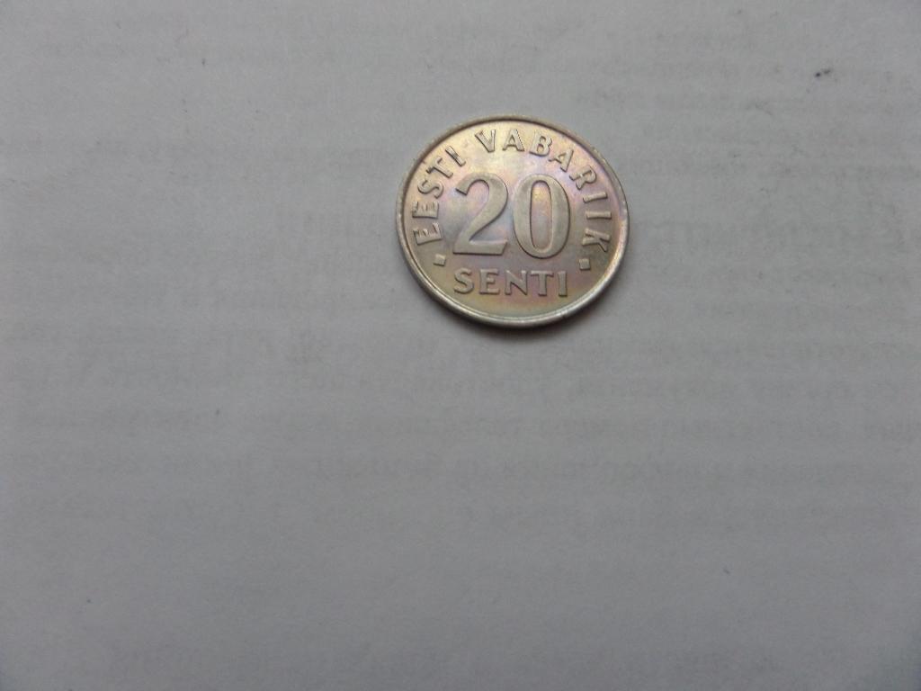 МОНЕТА 20 СЕНТОВ 2003 ЭСТОНИЯ