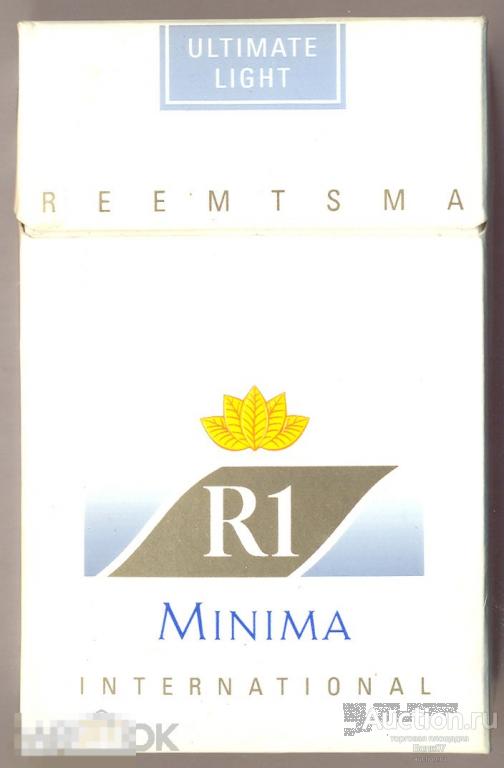 Пачка от сигарет Minima Германия пустая