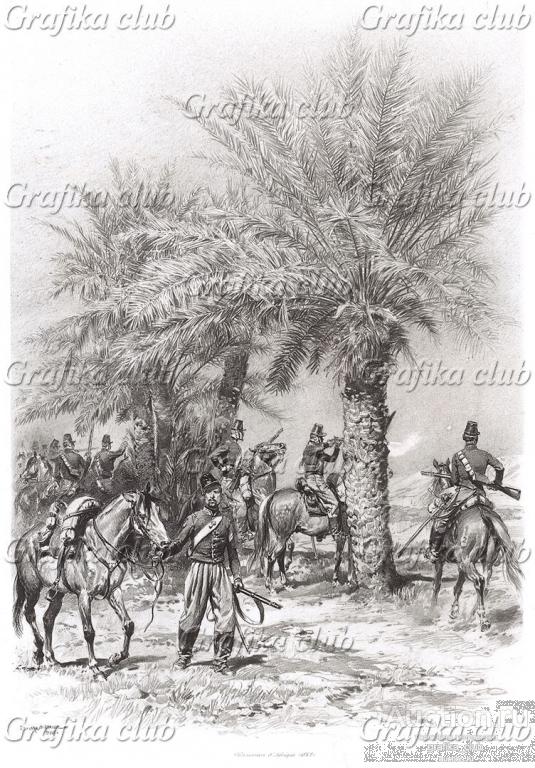 Патруль конных егерей африканского корпуса