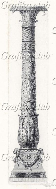 Канделябр античной эпохи (лист 56 из Manuale