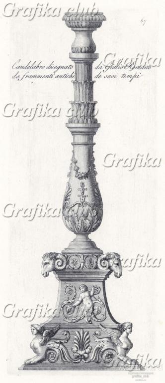 Канделябр, изготовленный по эскизам Джулио Романо