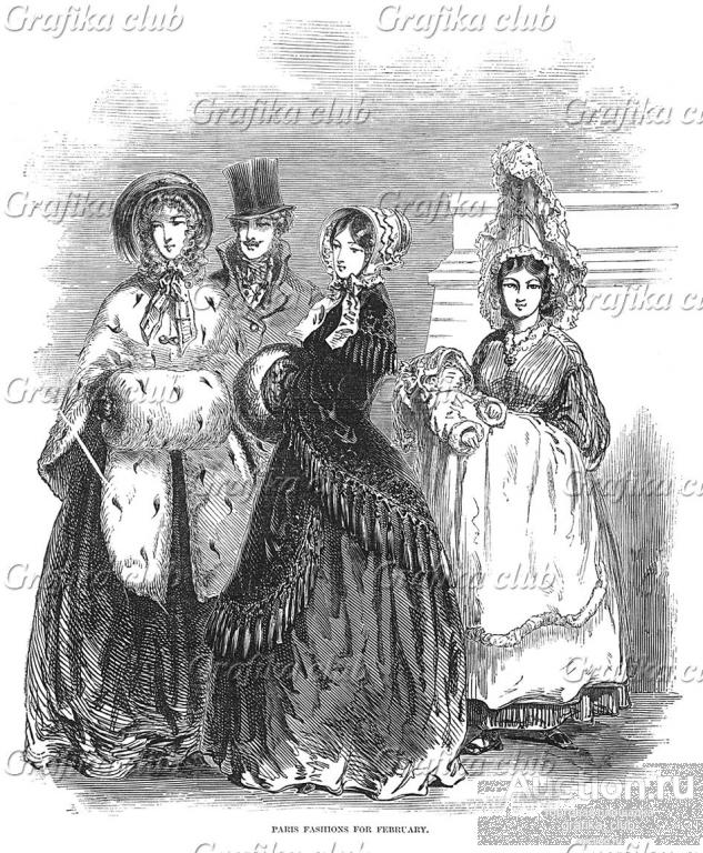 Элегантные француженки, облачённые в зимние