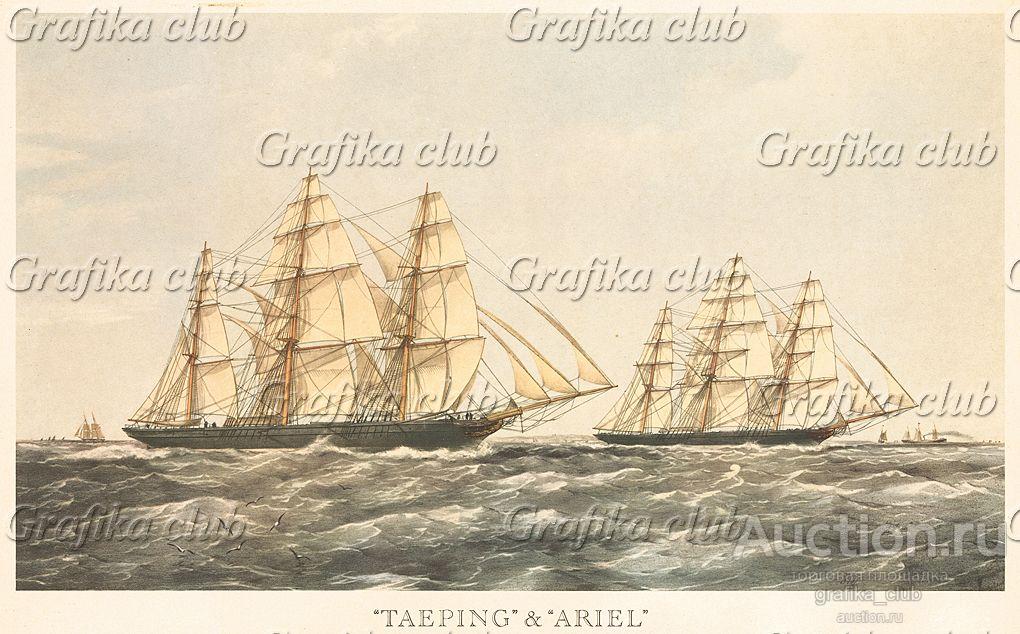 Клиперы "Тайпинг" и "Ариэль", участники знаменитой