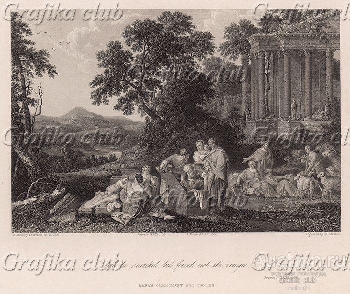 Лаван ищет своих идолов. The gallery of Scripture