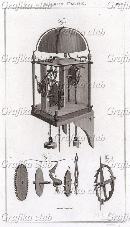 Устройство будильника. Pantologia. A New