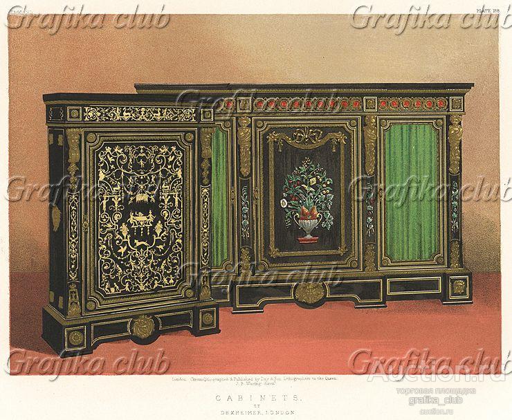 Комоды лондонской фирмы Dexheimer, украшенные
