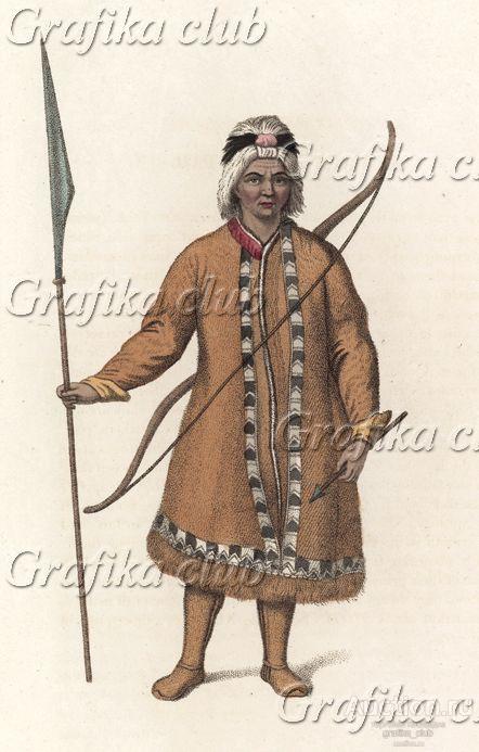 Охотник якут (лист 40 иллюстраций к известной