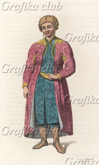 Качинец в традиционном костюме (лист