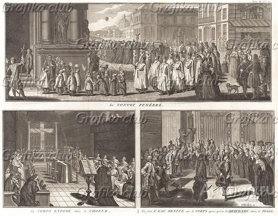 Похоронная процессия, прощание и погребение