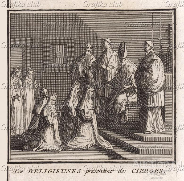 Монахини зажигают свечи (Cérémonies et coutumes