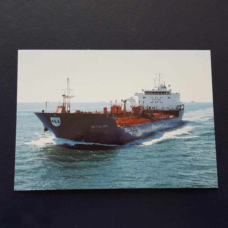 Открытка  танкер MCT ALTAIR Hanseatic Lloyd Barents флот Германия корабль химовоз морфлот фото 